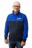 Unisex-Sweatshirt mit Reißverschlusskragen