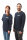 Unisex-Sweatshirt mit kontrastfarbener zip Tasche