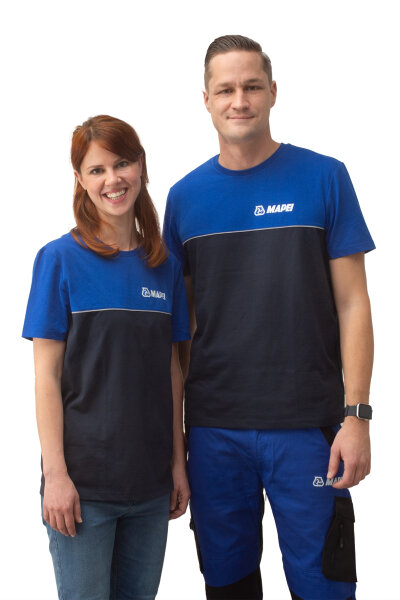 Zweifarbiges Unisex-T-Shirt